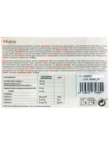 FARLINE DUPLO SOLAR 2X30 CAPSULAS