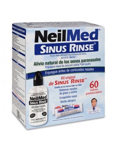 NEILMED SINUS RINSE KIT 1 FRASCO 240 ML + 60...