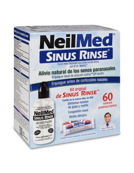 NEILMED SINUS RINSE KIT 1 FRASCO 240 ML + 60 SOBRES