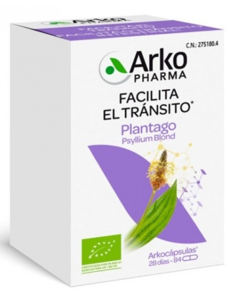 PLANTAGO ARKOPHARMA 84 CAPSULAS