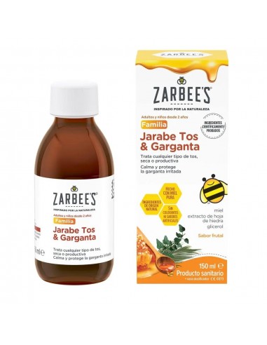 ZARBEES JARABE FAMILIA TOS Y GARGANTA 1 FRASCO...