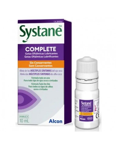 SYSTANE COMPLETE GOTAS OFTALMICAS LUBRICANTES...
