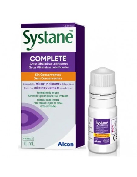SYSTANE COMPLETE GOTAS OFTALMICAS LUBRICANTES 10 ML