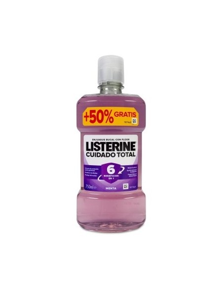 LISTERINE CUIDADO TOTAL 1 BOTELLA 750 ML PACK AHORRO