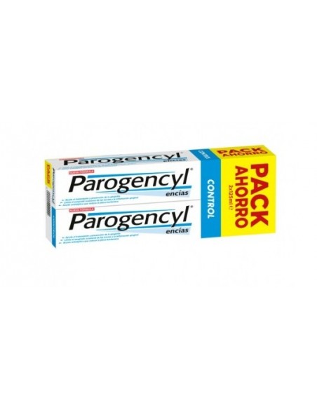 PAROGENCYL CONTROL ENCÍAS PASTA DENTAL 125 ML 2 UNIDADES
