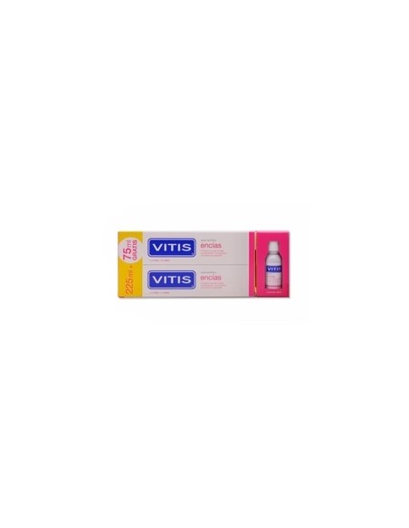 VITIS ENCIAS PASTA DENTIFRICA  COLUTORIO 150 ML 2 UNIDADES  30 ML