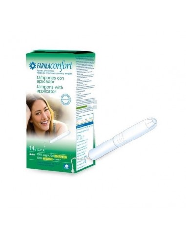 TAMPONES 100% ALGODON FARMACONFORT CON...