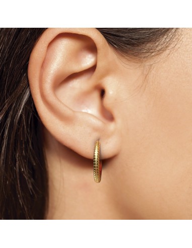 PENDIENTES BIO JOUX QUEEN ANNE 22MM CHAPADO ORO...