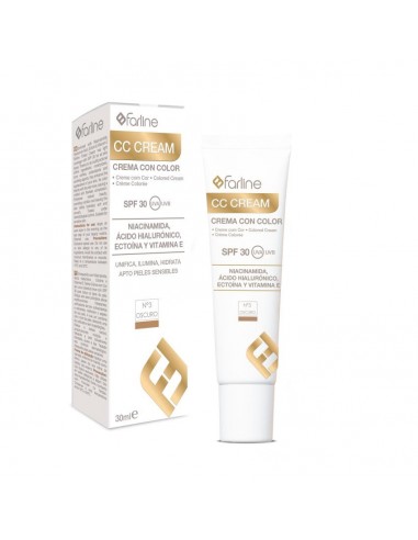 FARLINE CC CREAM 1 TUBO 30 ML Nº3 COLOR OSCURO