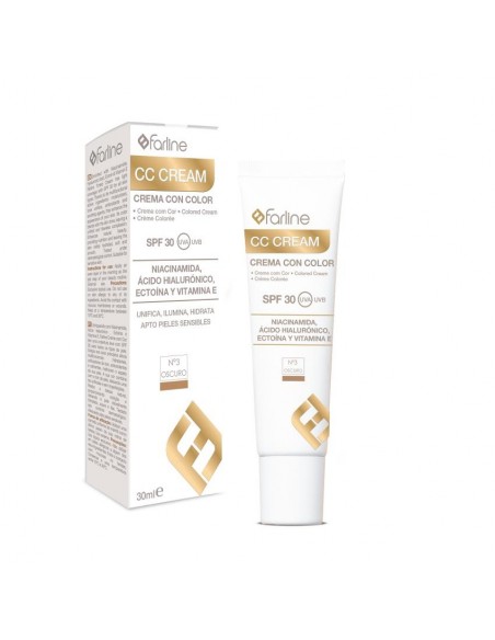 FARLINE CC CREAM 1 TUBO 30 ML Nº3 COLOR OSCURO