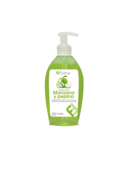 FARLINE JABON DE MANOS MANZANA Y PEPINO 1 ENVASE 500 ML