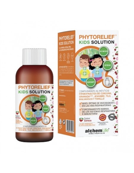 PHYTORELIEF KIDS SOLUTION 1 FRASCO 100 ML SABOR CEREZA