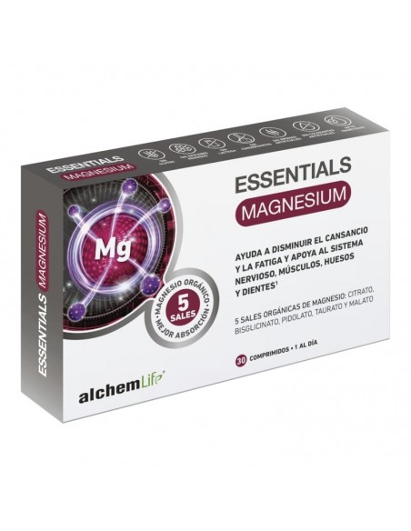 ESSENTIALS MAGNESIUM 30 COMPRIMIDOS