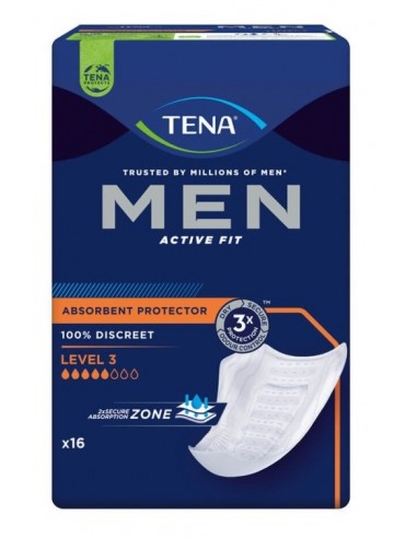 ABSORBENTES INCONTINENCIA ORINA LIGERA TENA MEN...