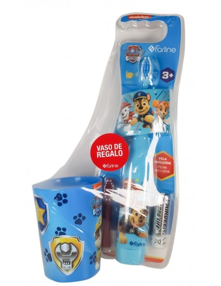 FARLINE CEPILLO PATRULLA CANINA + VASO DE REGALO