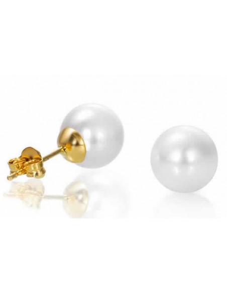 PENDIENTES KIDS PERLA ORO