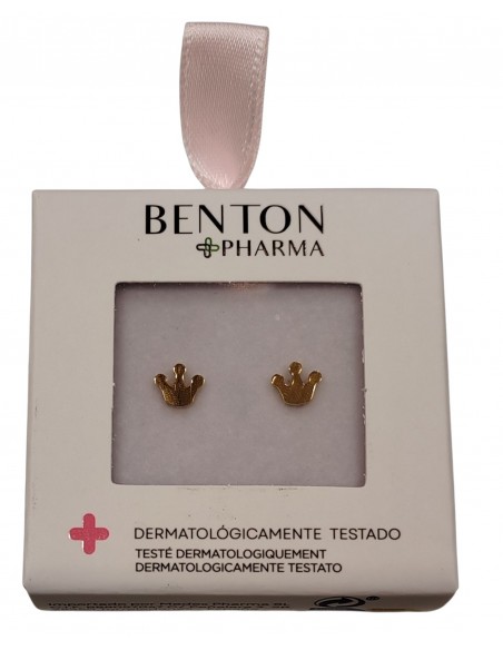PENDIENTE KIDS PRINCESS CORONA ORO