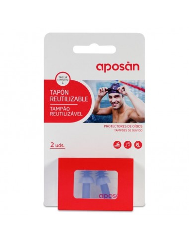 TAPON SILICONA REUTILIZABLES APOSAN   L 2 UNIDADES