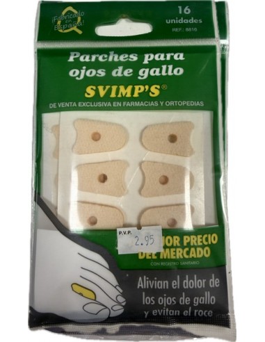 PARCHES PARA OJOS DE GALLO SVIMP´S 16U