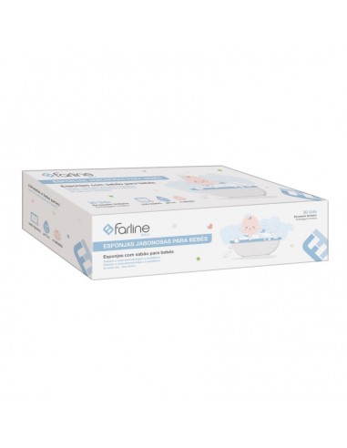 ESPONJA JABONOSA PARA BEBES FARLINE BEBE 1 UNIDAD