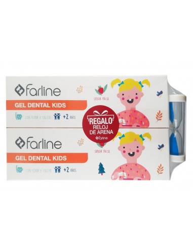 FARLINE GEL DENTAL KIDS FRESA DUPLO REGALO DE...