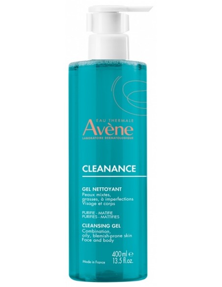 AVENE CLEANANCE GEL LIMPIADOR 400ML
