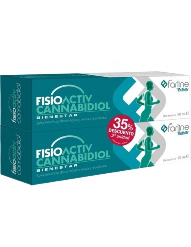 DUPLO FISIOACTIV CANNABIDIOLZ 2 UNIDADES X 60...