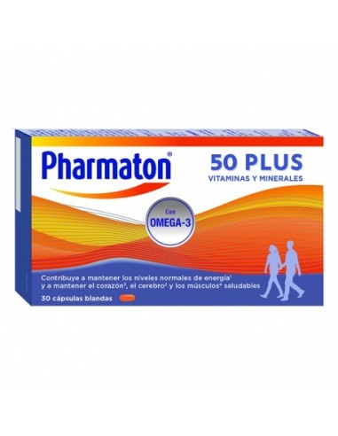 PHARMATON 50 PLUS 30 CAPSULAS