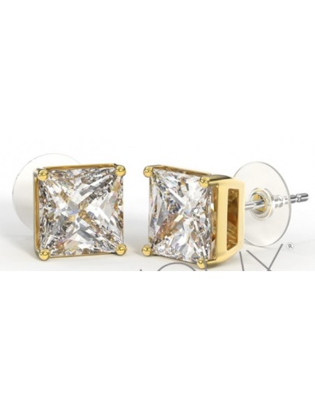 PENDIENTES BIO JOUX QUEEN MARGARET 8MM CHAPADO ORO 24K