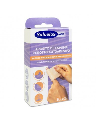 SALVELOX MED FOAM PLASTER APOSITO ADHESIVO 1...