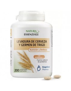 LEVADURA CERVEZA Y GERMEN TRIGO 200 COMPRIMIDOS MASTICABLES