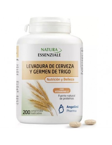 LEVADURA CERVEZA Y GERMEN TRIGO 200 COMPRIMIDOS...