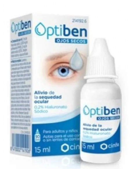 OPTIBEN OJOS SECOS GOTAS 1 FRASCO 15 ML
