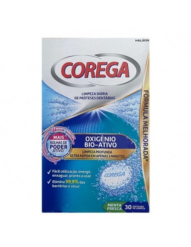 COREGA OXÍGENO BIO-ACTIVO LIMPIEZA PRÓTESIS...
