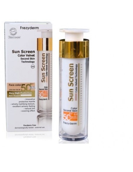 FREZYDERM SPF 50 SUN SCREEN COLOR 50ML