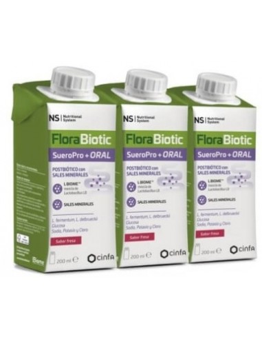 NS FLORABIOTIC SUEROPRO+ ORAL 3 ENVASES 200 ML...