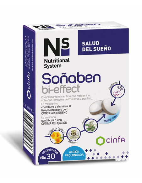 NS SONABEN BIEFFECT 185 MG MELATONINA 30 COMPRIMIDOS