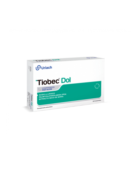 TIOBEC DOL 20 COMPRIMIDOS