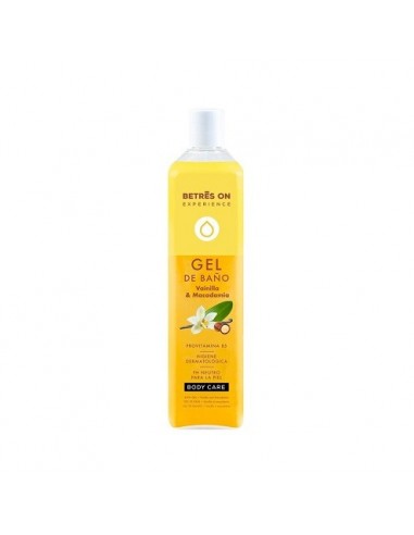 GEL DE BAÑO BETRES ON VAINILLA Y MACADAMIA 750ML