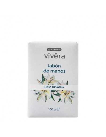 ACOFARMA VIVERA JABON PASTILLA DE MANOS 1 ENVASE 100 g AROMA LIRIO DE AGUA