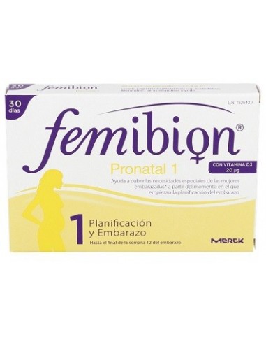 FEMIBION PRONATAL 1 30 COMPRIMIDOS