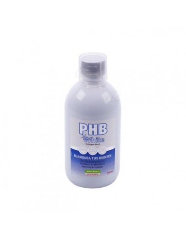 PHB WHITE ENJUAGUE BUCAL 500 ML