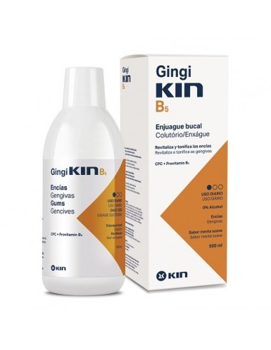 GINGI KIN PLUS ENJUAGUE BUCAL 500 ML
