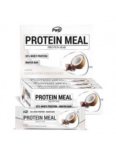 PWD BARRITA PROTEIN MEAL 32 COCO CON CHOCOLATE...