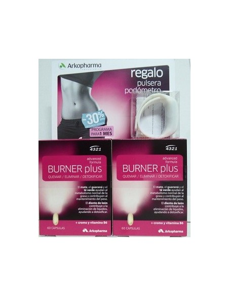 PACK DUPLO 4321 BURNER PLUS 60 CAPSULAS  X 2 PODO