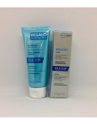 PACK KERACNYL KERACNYL SERUM DUCRAY 30 ML  GEL...