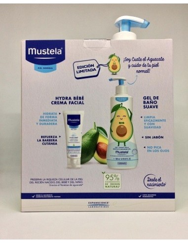 MUSTELA PACK PIEL NORMAL GEL DE BANO SUAVE...