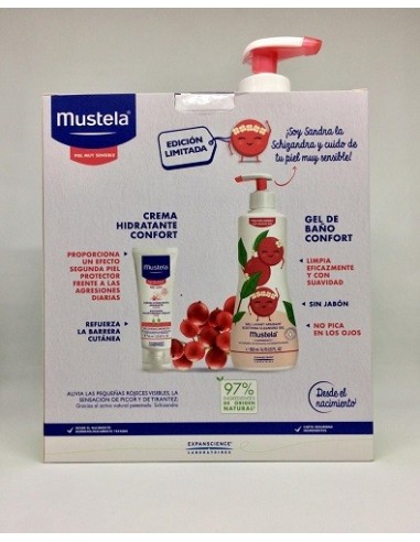 MUSTELA PACK PIEL MUY SENSIBLE GEL DE BANO...