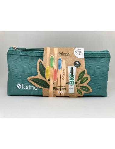 PACK FARLINE BAMBU CEPILLO  PASTA DE DIENTES...