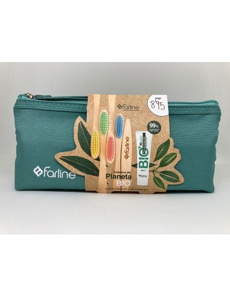 PACK FARLINE BAMBU CEPILLO  PASTA DE DIENTES BIO 1 UD